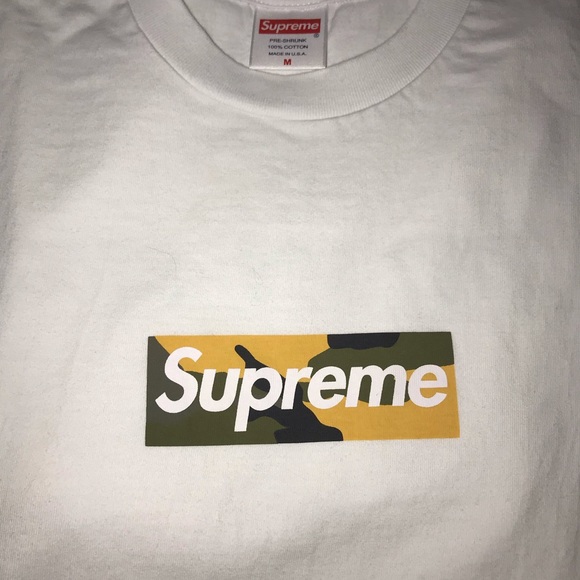 supreme brooklyn box logo tee white